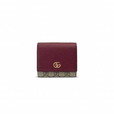 GUCCI GG MARMONT BI-COLOR MEDIUM WALLET 598587 (12*10*3cm) GUCCI GG MARMONT BI-COLOR MEDIUM WALLET 598587 (12*10*3cm)